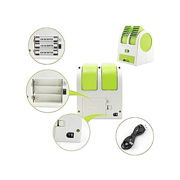 کولر آبی مینی فن دار USB