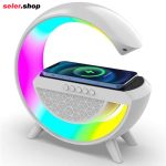 اسپیکر و چراغ شب خواب RGB و ساعت دیجتال و شارژر وایرلس موبایل