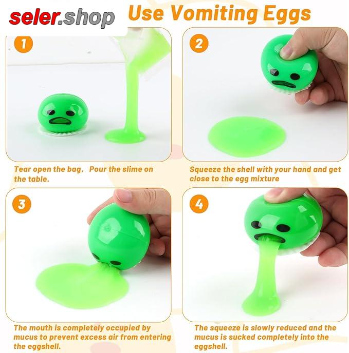 تخم مرغ تهوع فیجت اسلایم خور