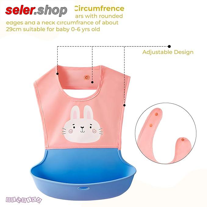 پیشبند سیلیکونی کودک کاسه دار