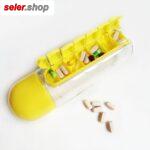 قمقمه ورزشی جا قرصی دار