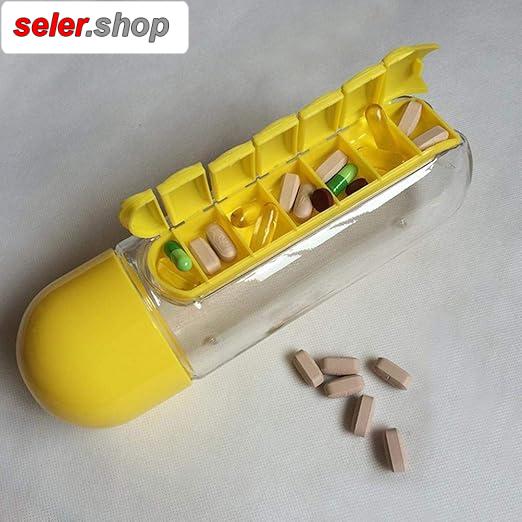 قمقمه ورزشی جا قرصی دار