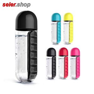 قمقمه ورزشی جا قرصی دار