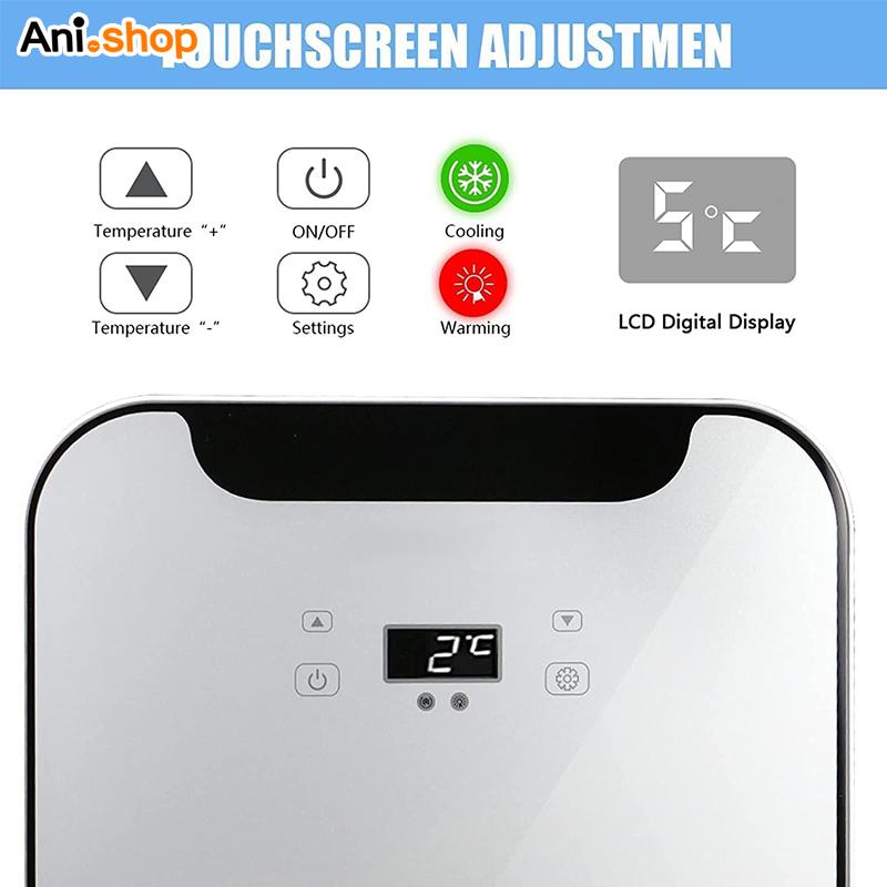 یخچال فریزر مسافرتی 12 لیتر دو درب مدل مینی