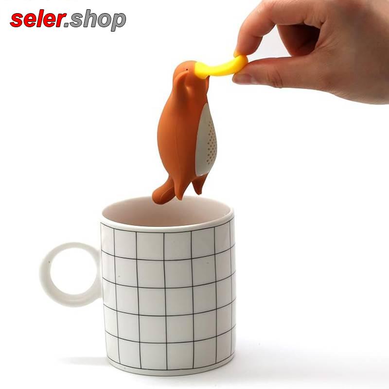 دمنوش ساز سیلیکونی مدل پنگوئن