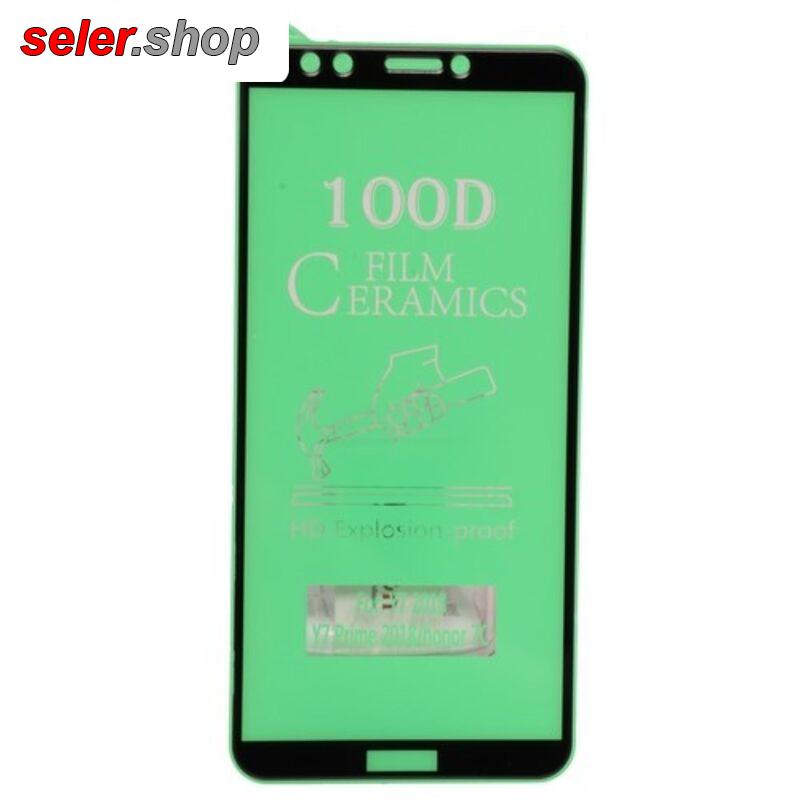محافظ تمام صفحه تمام چسب هواوی Huawei Y6 2018 – Y6 Prime 2018 – Honor 7A