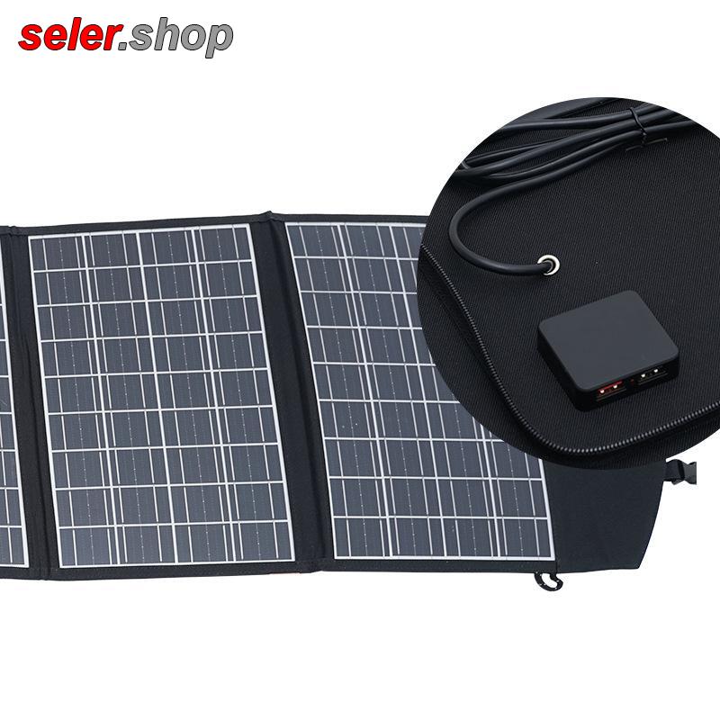 شارژر پنل خورشیدی تا شو مونو کریستال 100W وات ضد آب اورجینال Modules High Efficiency Mono Portable - تصویر 4