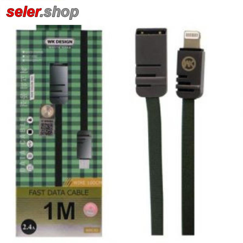 کابل تبدیل USB به لایتنینگ دبلیو کی مدل WDC-83 طول 1 متر