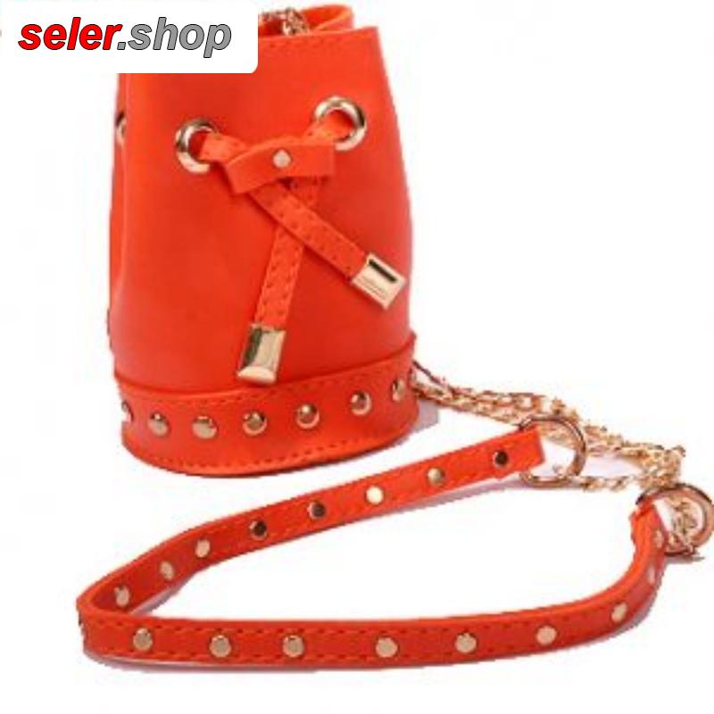 کیف دخترانه کلاسیک نارنجی