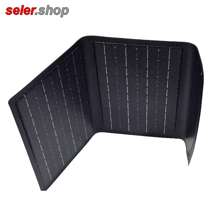 پاور بانک و شارژر خورشیدی فست شارژ 12W وات Solar Panel USB 3A