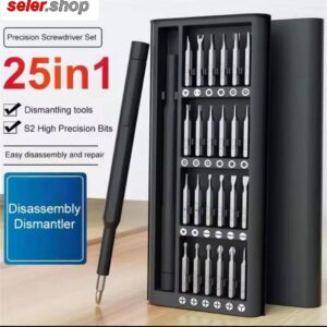 ست ابزار پیچگوشتی 25 پارچه پرفشینال طرح پاوربانکی