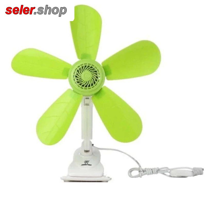 پنکه 5 پره دور تند گیره دار Electric fan Super Soft Wind
