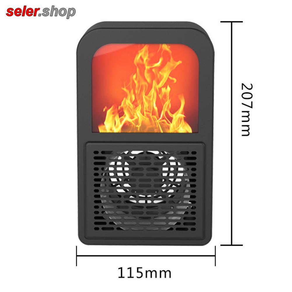 بخاری برقی طرح شومینه مدل 3D flame - تصویر 4