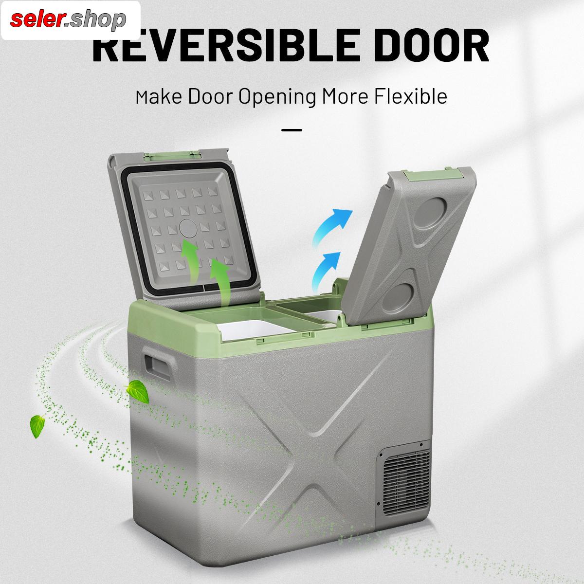 یخچال خودرو قابل حمل Alpicool OEM ODM XD45 کمپرسور nhv دیجیتال ۱۲ ولت، یخچال فریزر مسافرتی - تصویر 5