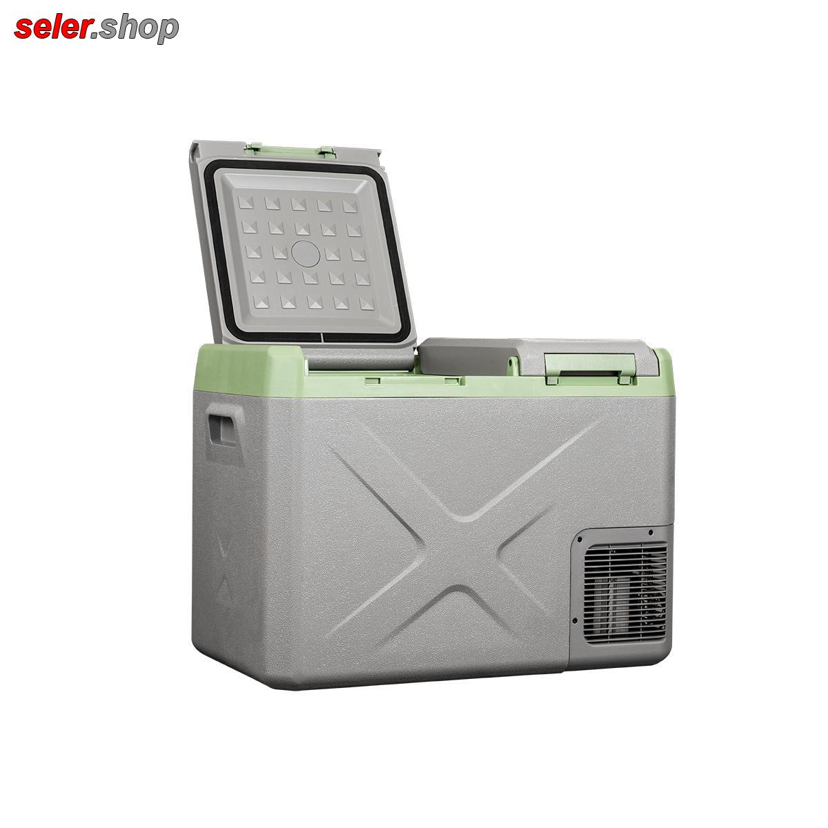 یخچال خودرو قابل حمل Alpicool OEM ODM XD45 کمپرسور nhv دیجیتال ۱۲ ولت، یخچال فریزر مسافرتی