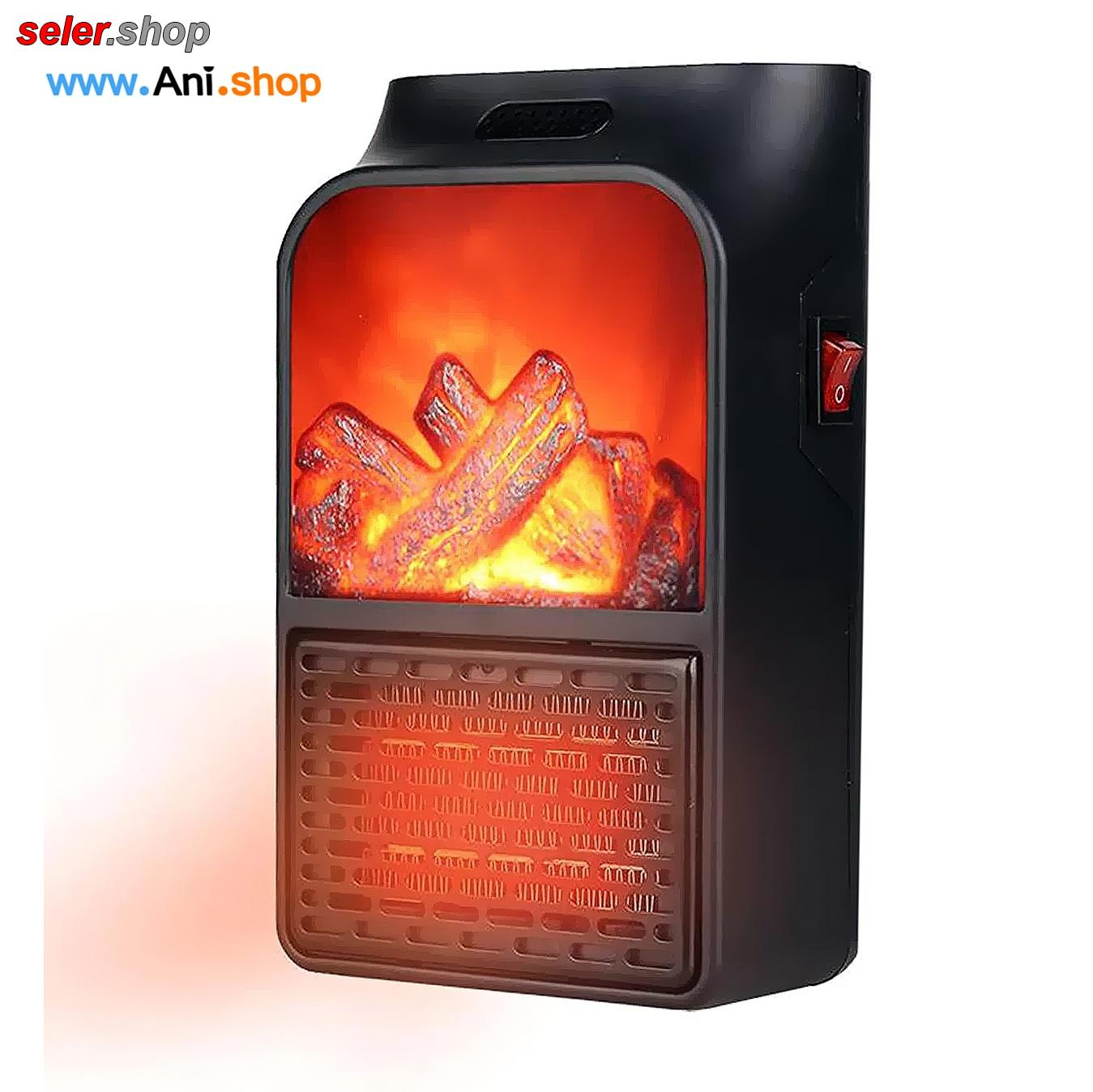 فن هیتر پرتابل شومینه ای 1000w وات ریموت ندارد - تصویر 2