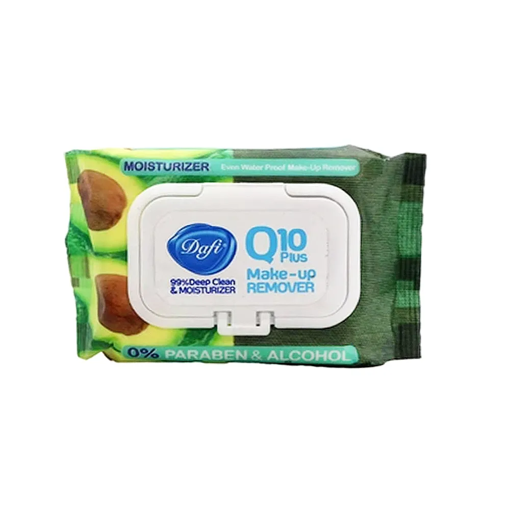 دستمال مرطوب پاک کننده آرایش دافی مدل Q10 طرح میوه 50 برگی (طرح رندوم) - تصویر 3
