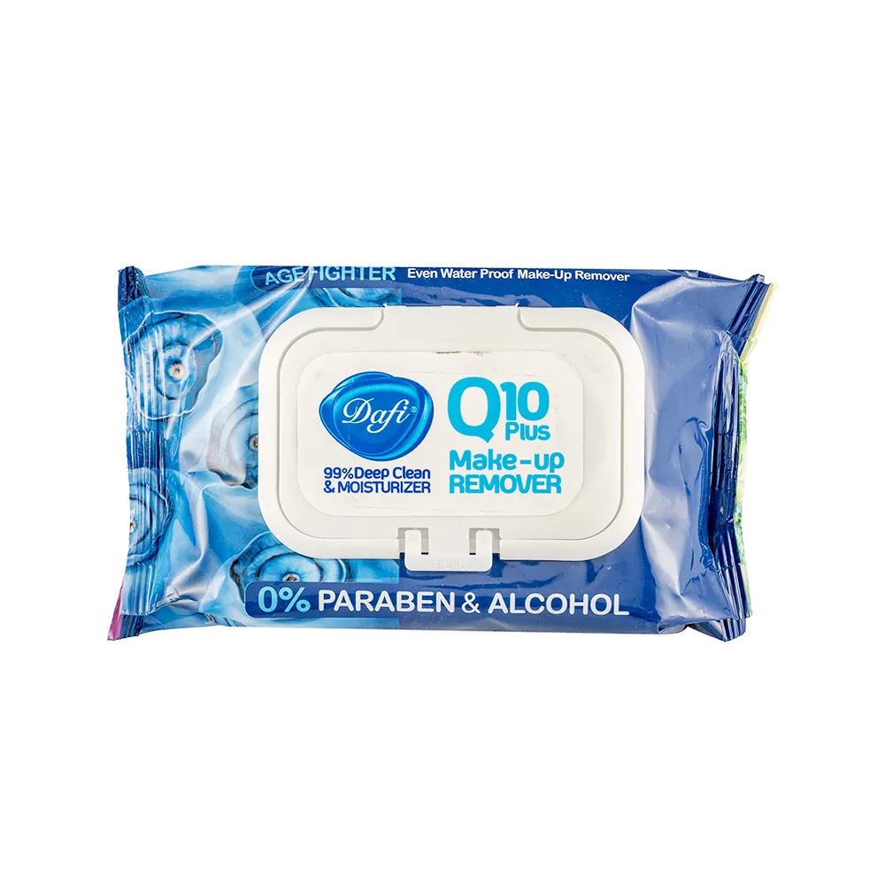 دستمال مرطوب پاک کننده آرایش دافی مدل Q10 طرح میوه 50 برگی (طرح رندوم) - تصویر 4